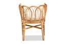 Graham Natural Finished Rattan Dining Chair Baxton