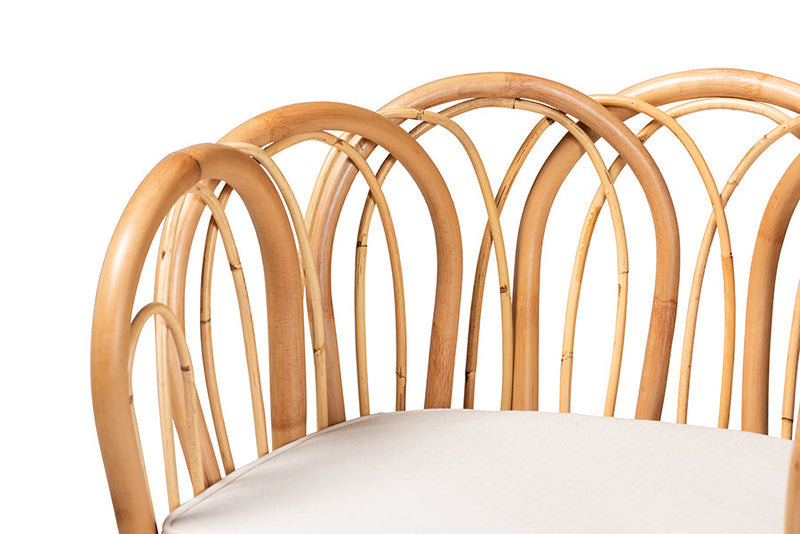 Graham Natural Finished Rattan Dining Chair Baxton