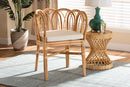 Graham Natural Finished Rattan Dining Chair Baxton