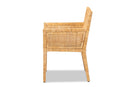 Trianna Natural and Rattan Dining Chair Baxton
