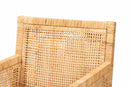 Trianna Natural and Rattan Dining Chair Baxton