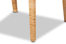 Trianna Natural and Rattan Dining Chair Baxton