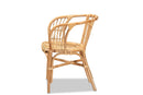 Haversham Natural Finished Rattan Dining Chair Baxton