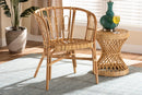 Haversham Natural Finished Rattan Dining Chair Baxton