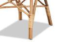 Dannell Natural Finished Rattan Dining Chair Baxton