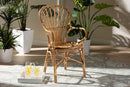 Dannell Natural Finished Rattan Dining Chair Baxton