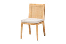 Lumines Natural and Rattan Dining Chair Baxton