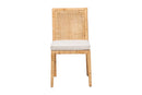 Lumines Natural and Rattan Dining Chair Baxton