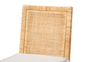 Lumines Natural and Rattan Dining Chair Baxton