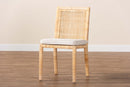 Lumines Natural and Rattan Dining Chair Baxton