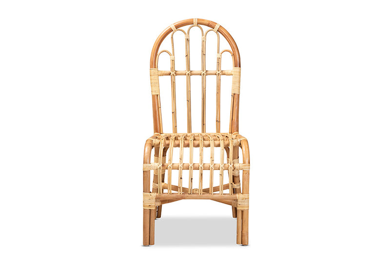 Paiva Natural Finished Rattan Dining Chair Baxton