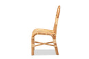 Paiva Natural Finished Rattan Dining Chair Baxton