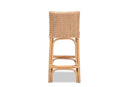Paiva Natural Finished Rattan Counter Stool Baxton