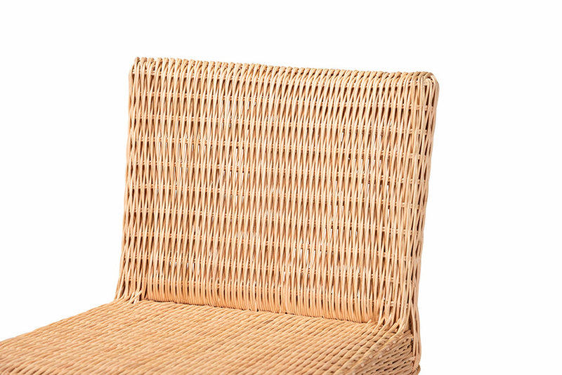 Paiva Natural Finished Rattan Counter Stool Baxton