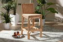 Paiva Natural Finished Rattan Counter Stool Baxton