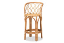Shai Natural Finished Rattan Counter Stool Baxton