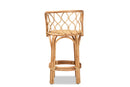 Shai Natural Finished Rattan Counter Stool Baxton