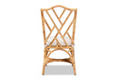 April Natural Finished Rattan Dining Chair Baxton