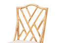 April Natural Finished Rattan Dining Chair Baxton