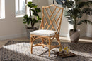April Natural Finished Rattan Dining Chair Baxton