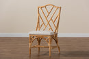 April Natural Finished Rattan Dining Chair Baxton