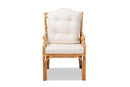 April Natural Finished Rattan Armchair Baxton