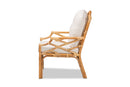 April Natural Finished Rattan Armchair Baxton