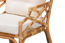 April Natural Finished Rattan Armchair Baxton