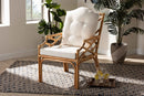 April Natural Finished Rattan Armchair Baxton