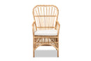 Elira Natural Finished Rattan Armchair Baxton