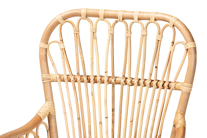 Elira Natural Finished Rattan Armchair Baxton