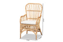 Elira Natural Finished Rattan Armchair Baxton