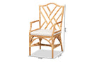 Kyle Natural Finished Rattan Dining Chair Baxton