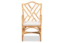 Kyle Natural Finished Rattan Dining Chair Baxton