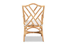 Kyle Natural Finished Rattan Dining Chair Baxton