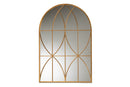 Laura Gold Finished Metal Accent Wall Mirror Baxton