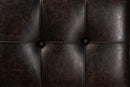 Callen Rustic Dark Brown Faux Leather Upholstered and Oak Brown Storage Ottoman Baxton