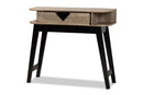 Ancel Light Brown 1-Drawer Console Table Baxton