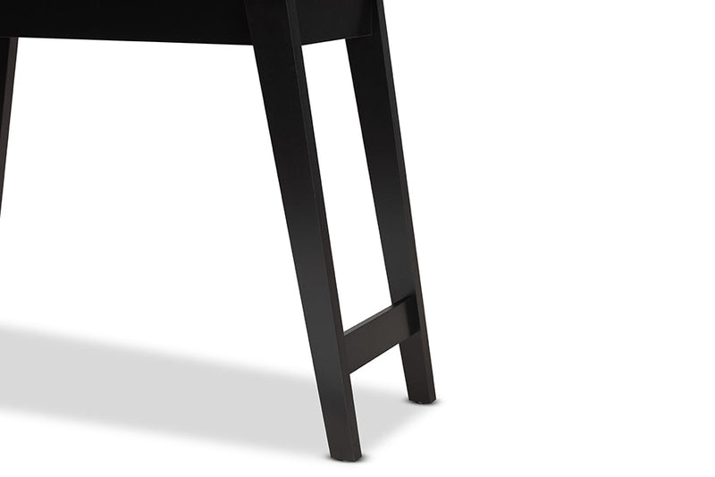 Ancel Light Brown 1-Drawer Console Table Baxton