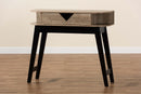 Ancel Light Brown 1-Drawer Console Table Baxton