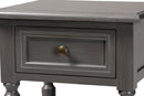Danielle Gray 1-Drawer End Table Baxton
