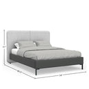 Cove Upholstered Full Bed Alpine