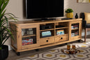 Mariana Oak Brown 2-Drawer TV Stand Baxton