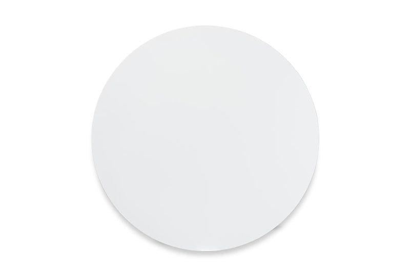 Malina White Finished Polypropylene Plastic and Oak Brown 5-Piece Dining Set Baxton