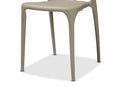 Ivana Beige Plastic 4Pc Dining Chair Set Baxton