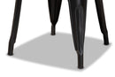 Adonica Black Finished Metal 4Pc Dining Chair Set Baxton