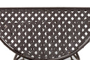 Elkie Brown Metal Outdoor Console Table Baxton