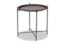 Casilda Black Finished Metal Plant Stand Baxton