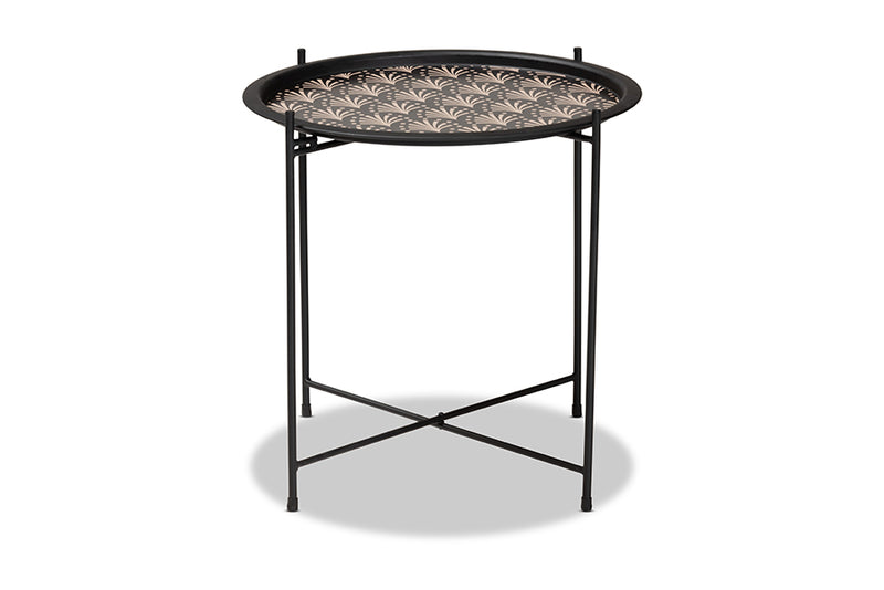 Casilda Modern and Contemporary Black Finished Metal Plant Stand