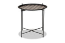 Casilda Black Finished Metal Plant Stand Baxton